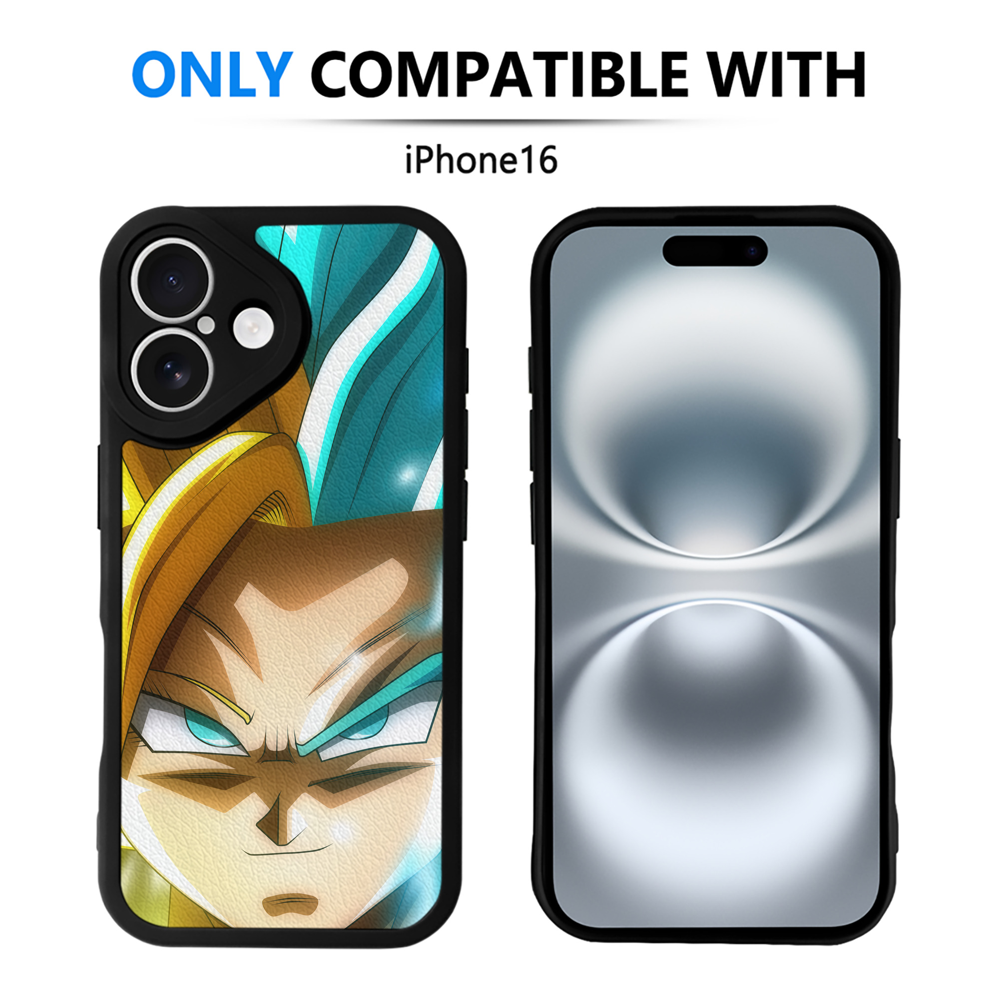 （画像用） ドラゴンボール DRAGON BALL 【iPhone 16シリーズ対応】シリコンスマホケース（レザー調） 材質：シリコン